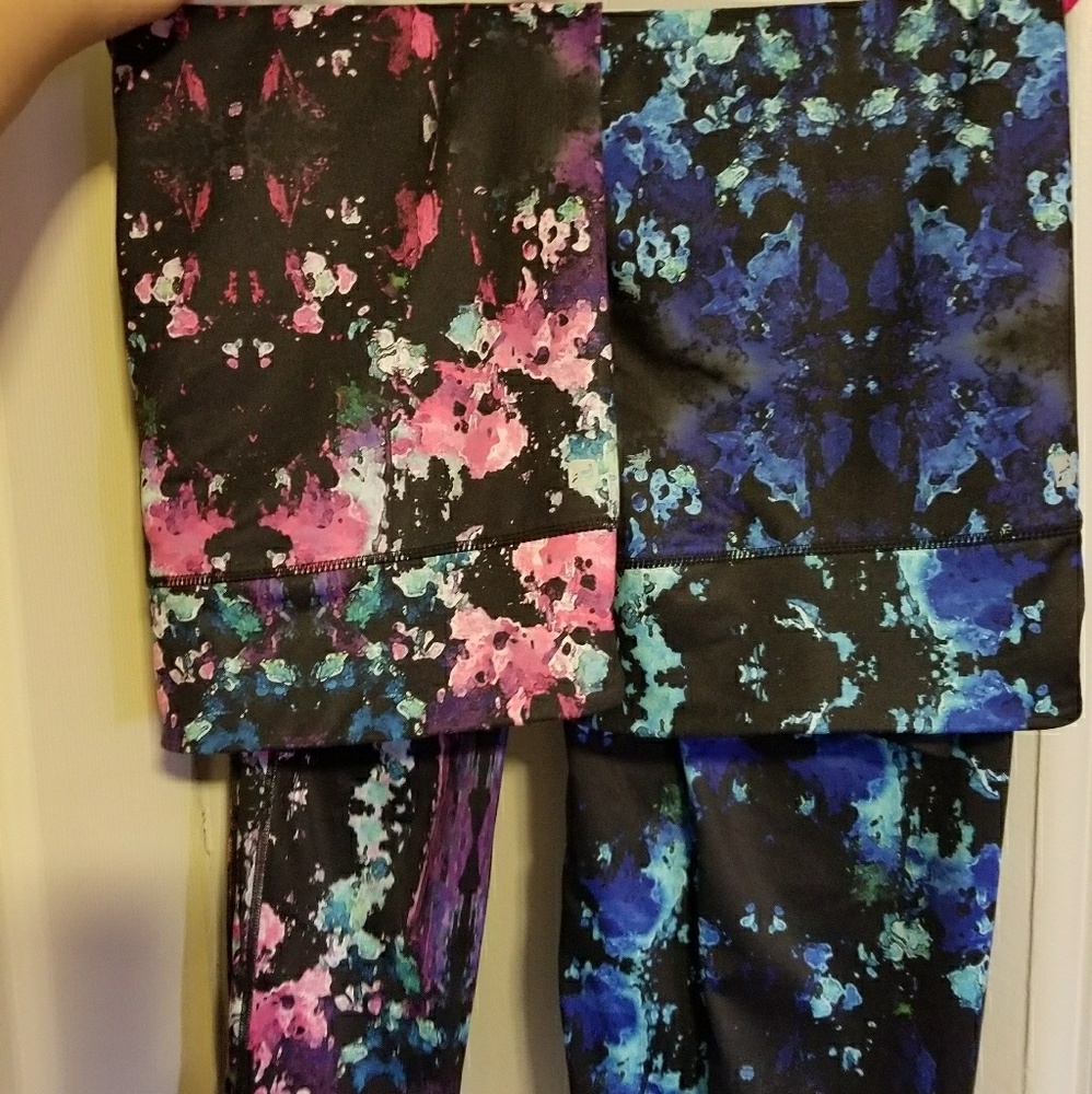 2 Fabletics Salar Leggings XXL "Space" print